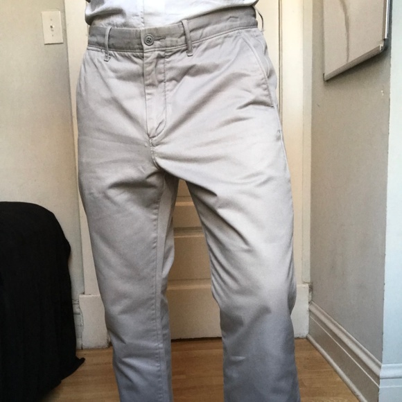 light gray khaki pants